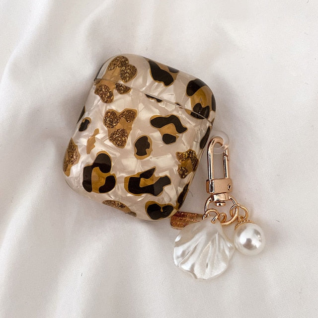 Obal na Airpods s leopardím vzorem