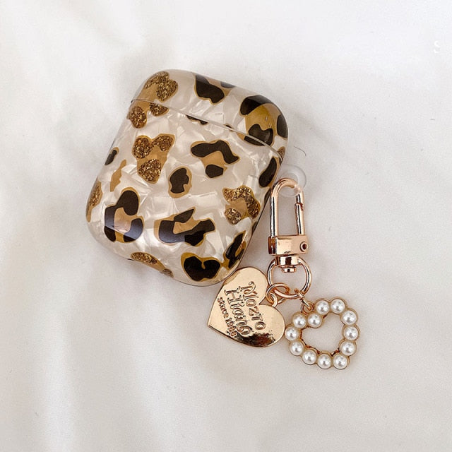 Obal na Airpods s leopardím vzorem