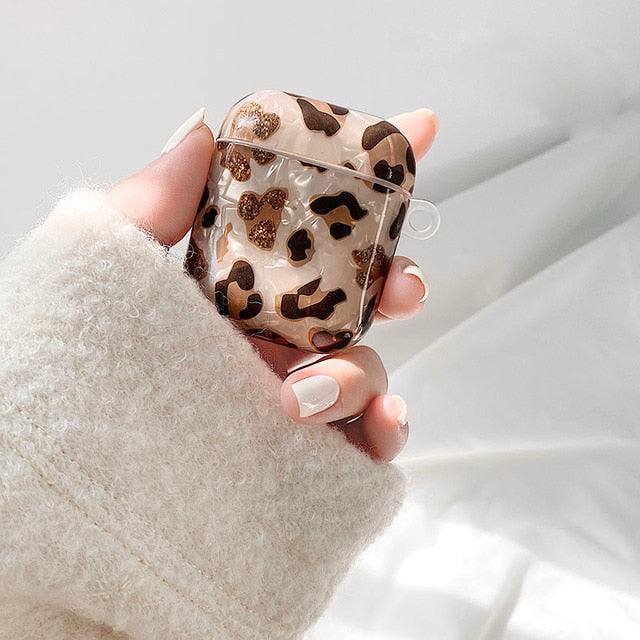 Obal na Airpods s leopardím vzorem