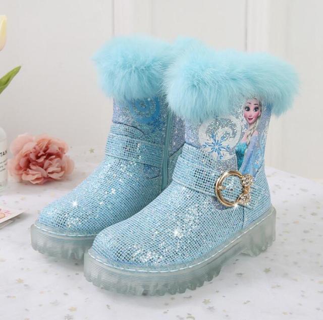 Dívčí vysoké zimní boty Frozen
