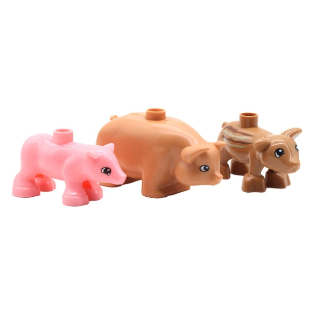 Zoo figurky zvířat
