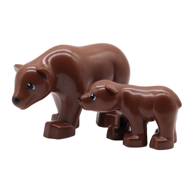 Zoo figurky zvířat