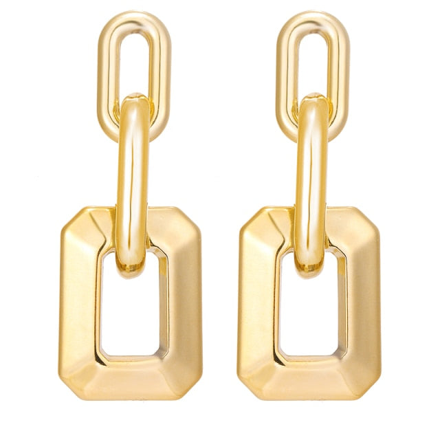 Elegantní geometrické náušnice