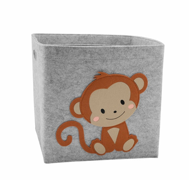 Box s nášivkou zvířátek