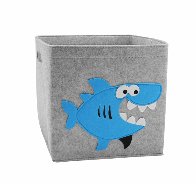 Box s nášivkou zvířátek