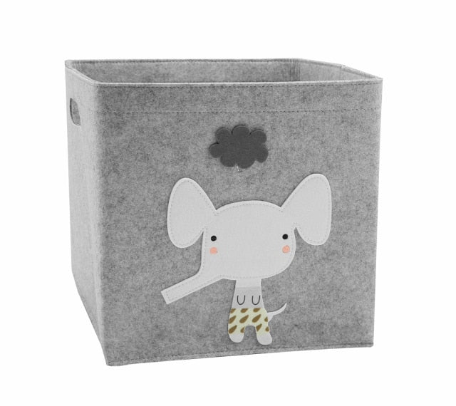 Box s nášivkou zvířátek