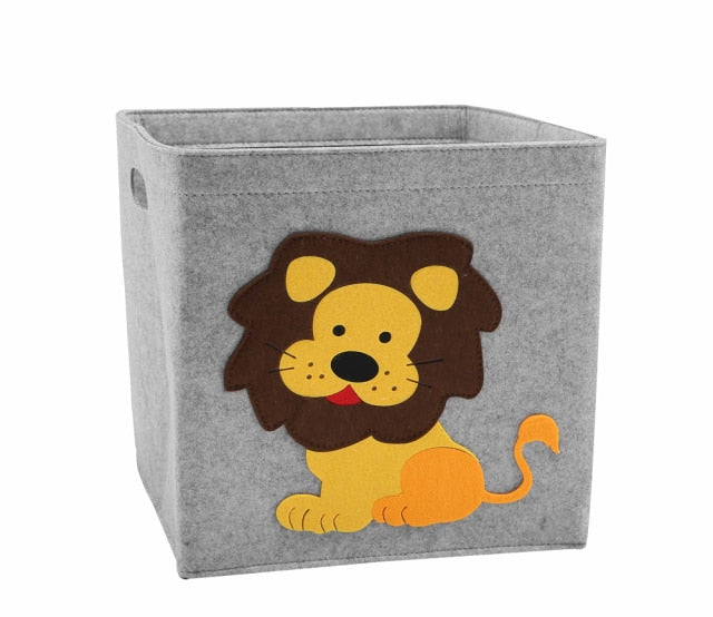 Box s nášivkou zvířátek