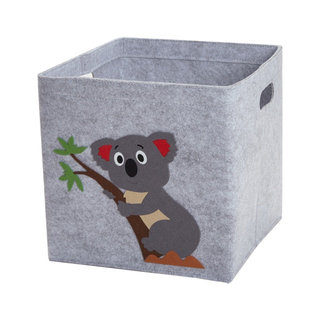 Box s nášivkou zvířátek