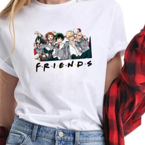 Dámské tričko Friends X My Hero Academia