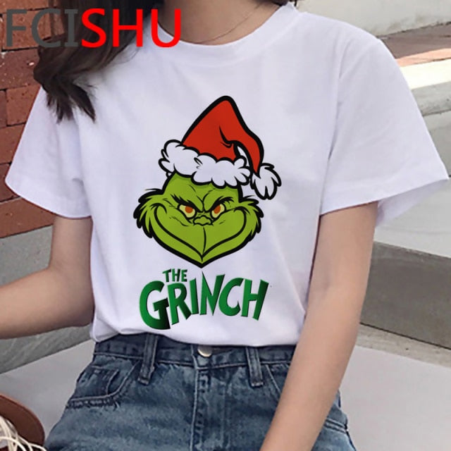 Dámské tričko s potiskem Grinch