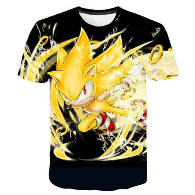 Chlapecké 3D triko Sonic