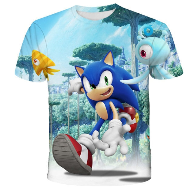 Chlapecké 3D triko Sonic