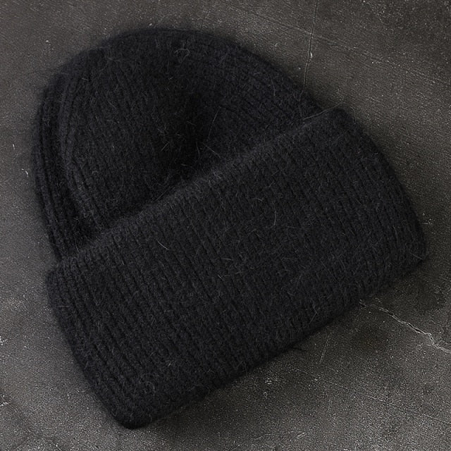 Pohodlná teplá zimní čepice