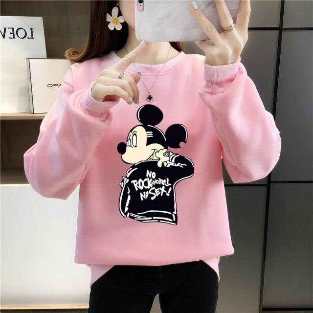 Dámská vtipná mikina Mickey Mouse