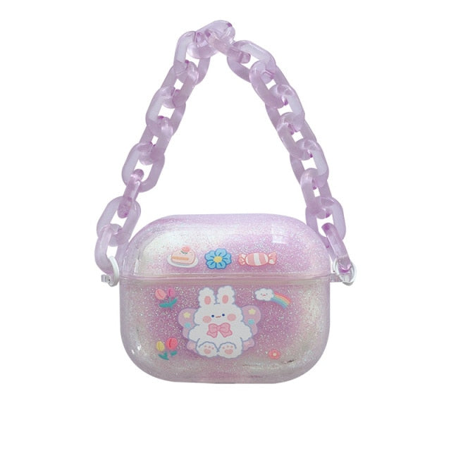 Obal na Airpods s řetízkem