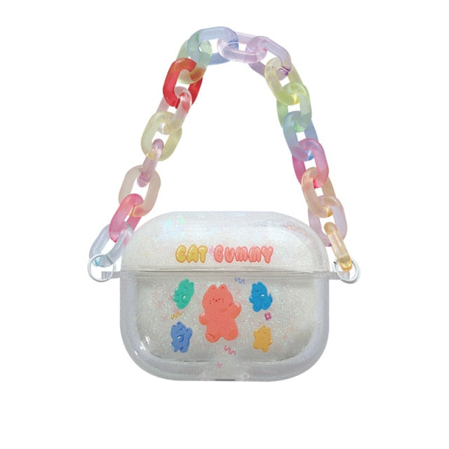 Obal na Airpods s řetízkem
