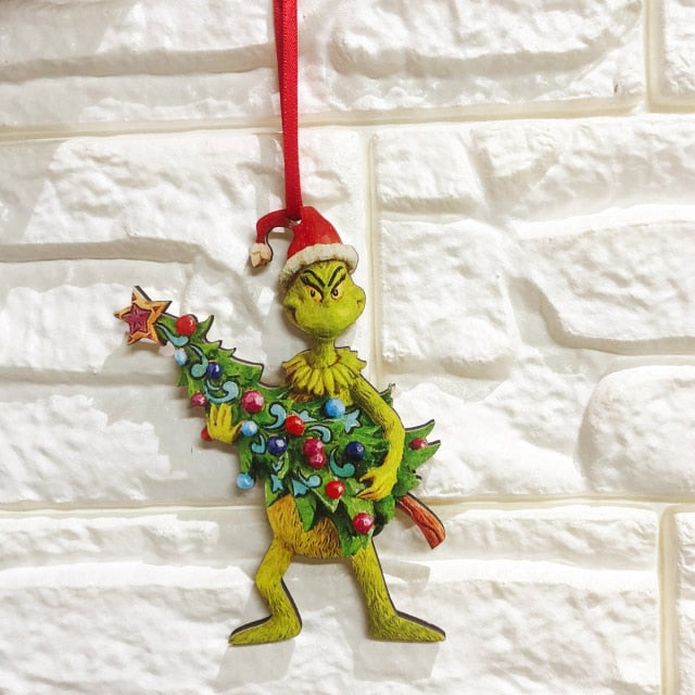 Vánoční ozdoba Grinch na stromek