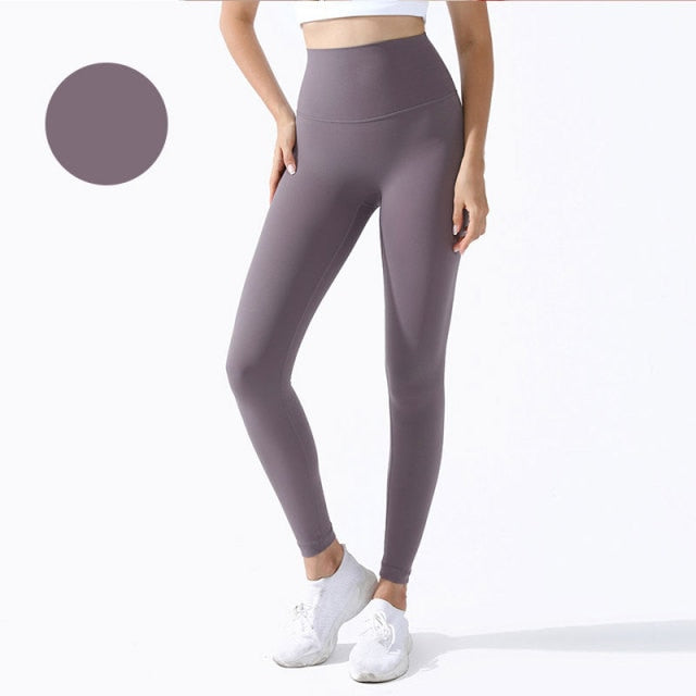 Dámské high waisted legíny na cvičení