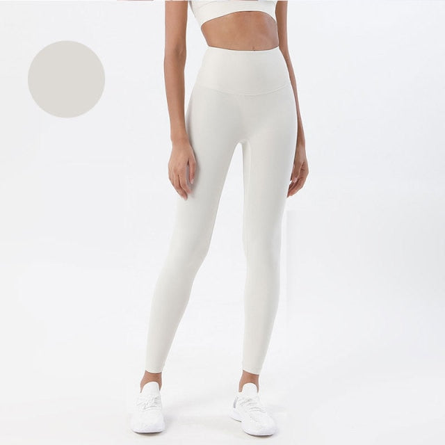 Dámské high waisted legíny na cvičení