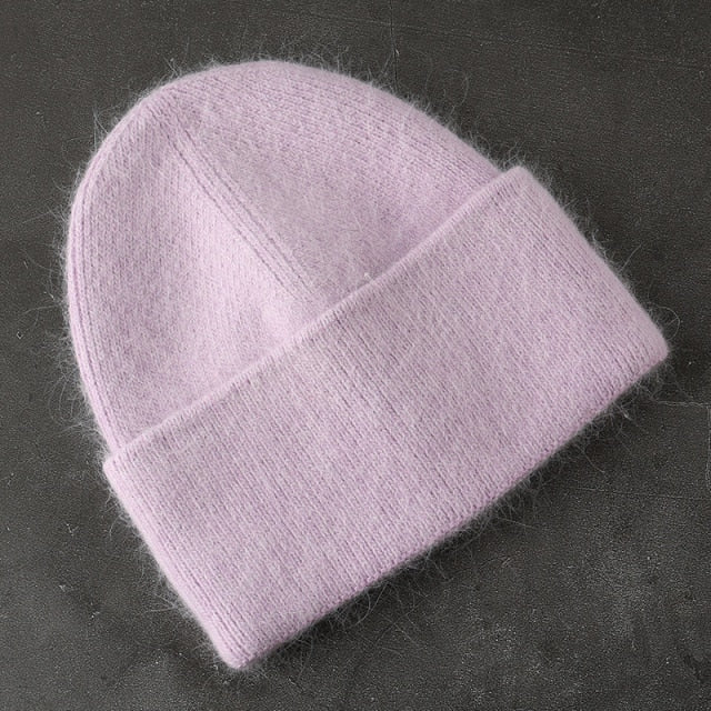 Pohodlná teplá zimní čepice
