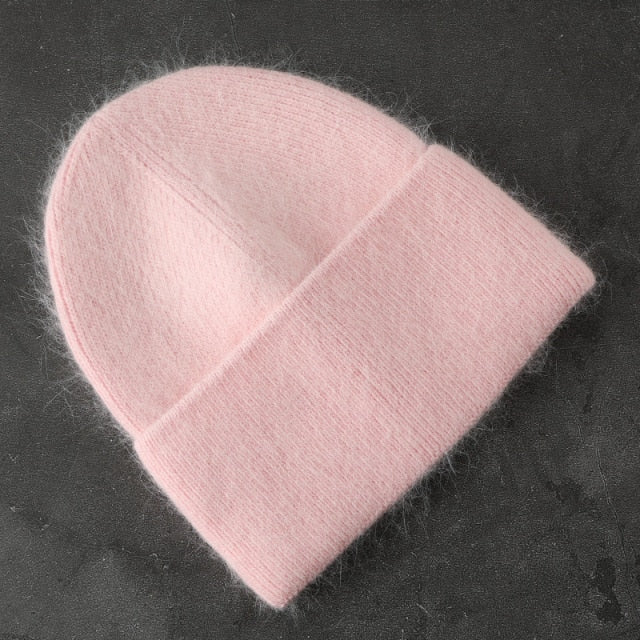 Pohodlná teplá zimní čepice