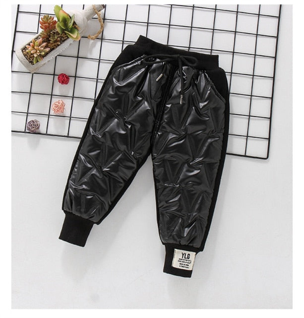 Teplé unisex dětské kalhoty