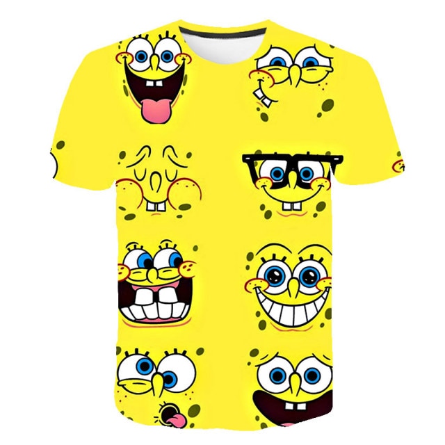 Dětské triko s potiskem Spongebob