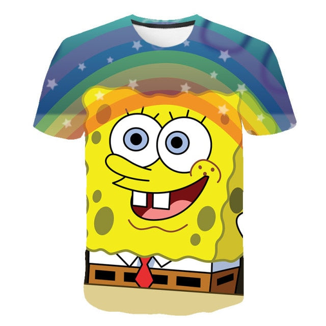 Dětské triko s potiskem Spongebob