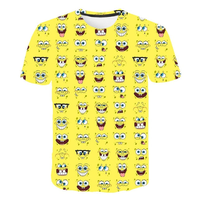 Dětské triko s potiskem Spongebob