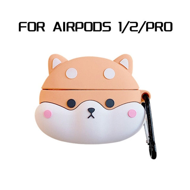 Roztomilý 3D obal na sluchátka AirPods