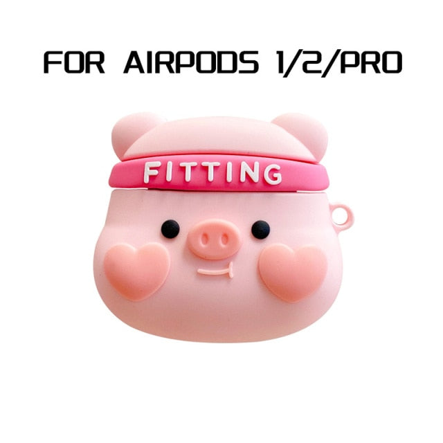 Roztomilý 3D obal na sluchátka AirPods