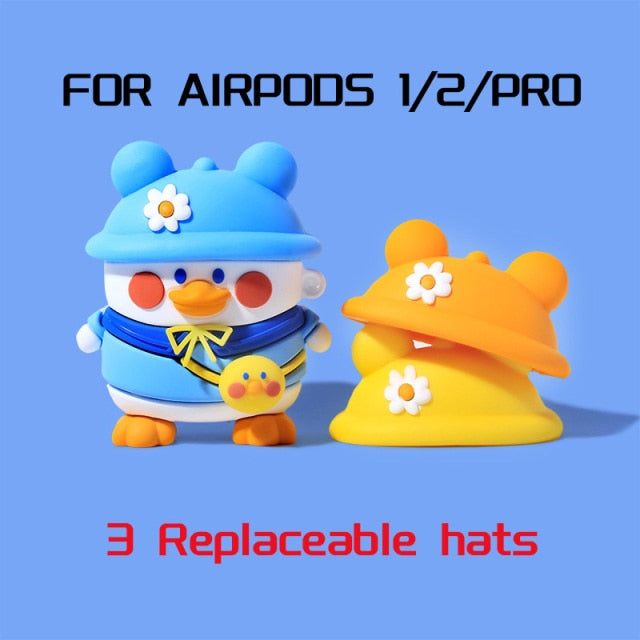 Roztomilý 3D obal na sluchátka AirPods