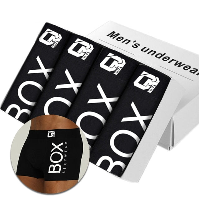 Pánské boxerky s nápisem 4 ks