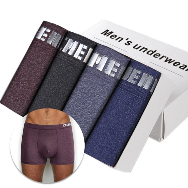 Pánské boxerky s nápisem 4 ks