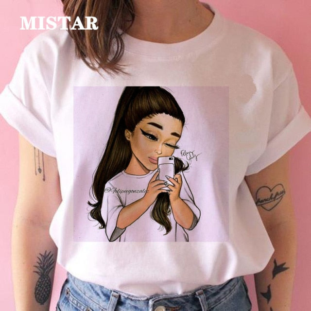 Dámské triko s potiskem Ariana Grande