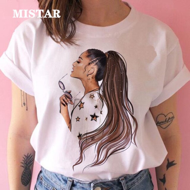 Dámské triko s potiskem Ariana Grande