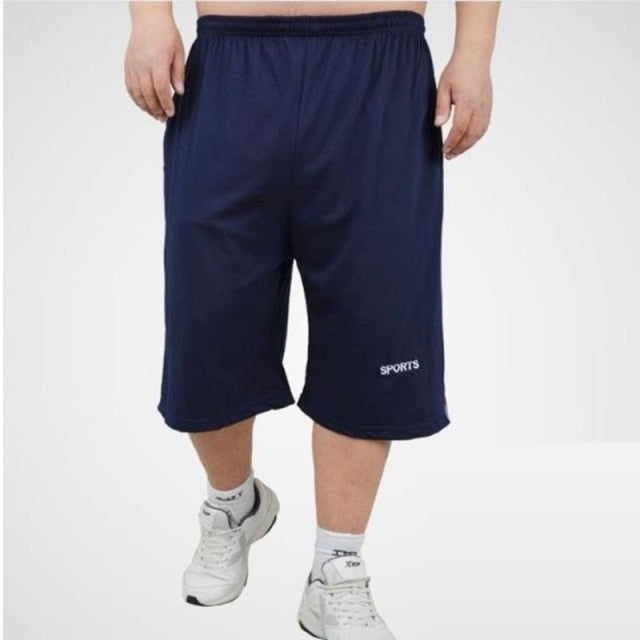 Pánské dlouhé látkové kraťasy 10XL