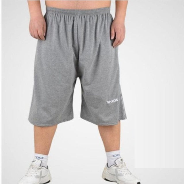 Pánské dlouhé látkové kraťasy 10XL