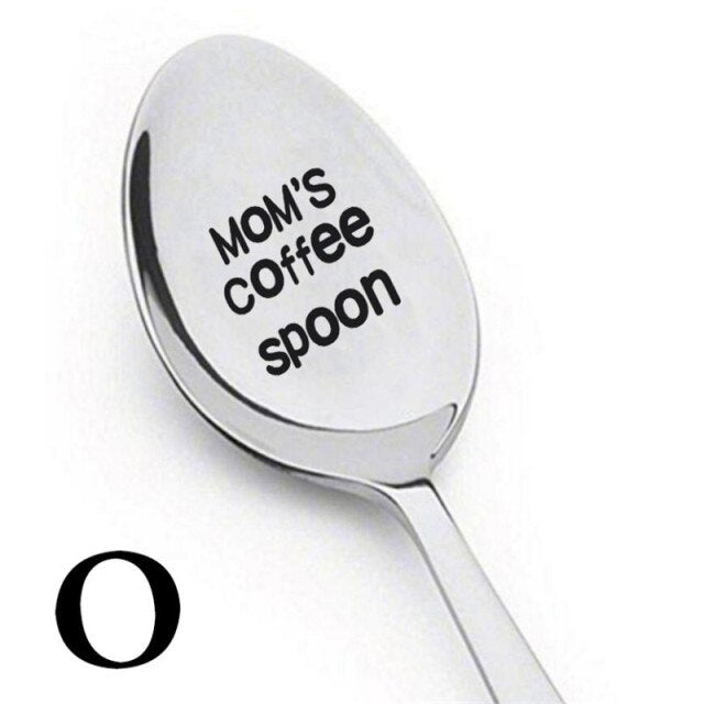 Párové lžičky s potiskem Mr. a Mrs.