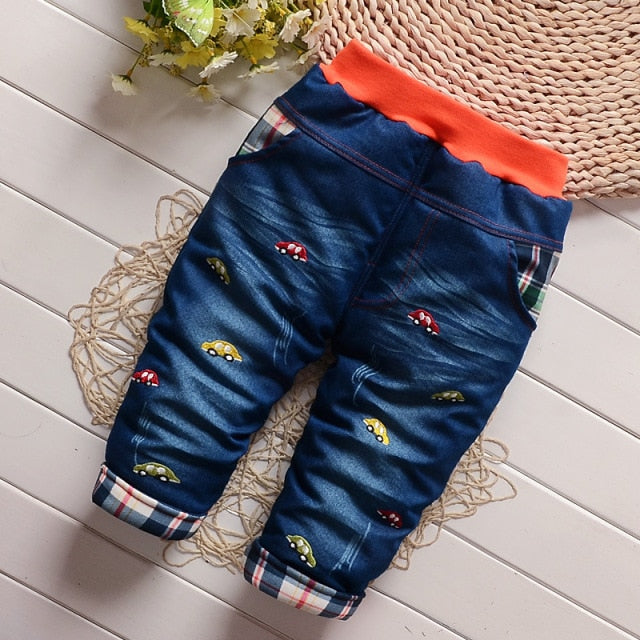Teplé unisex dětské kalhoty