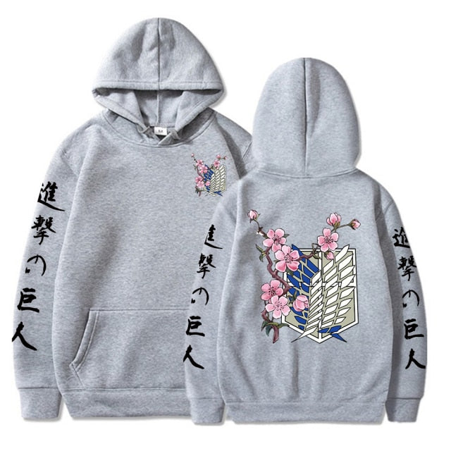 Unisex mikina s potiskem Attack on Titan