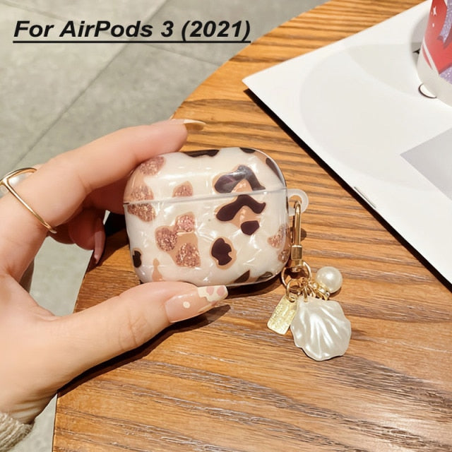 Obal na Airpods s leopardím vzorem