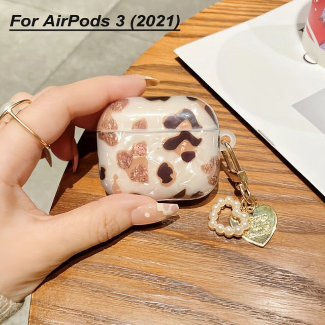 Obal na Airpods s leopardím vzorem