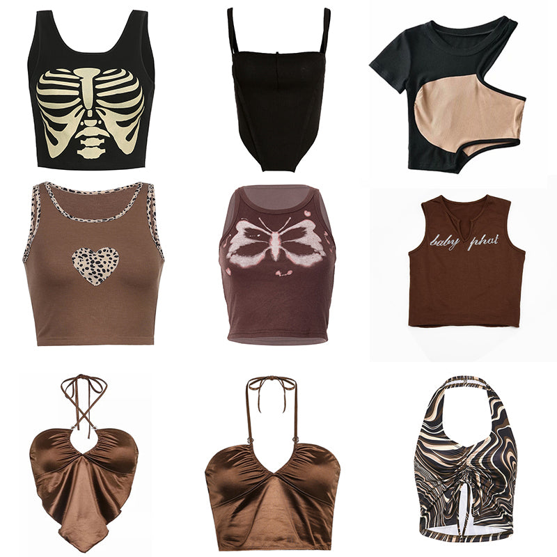 Dámské croptop triko