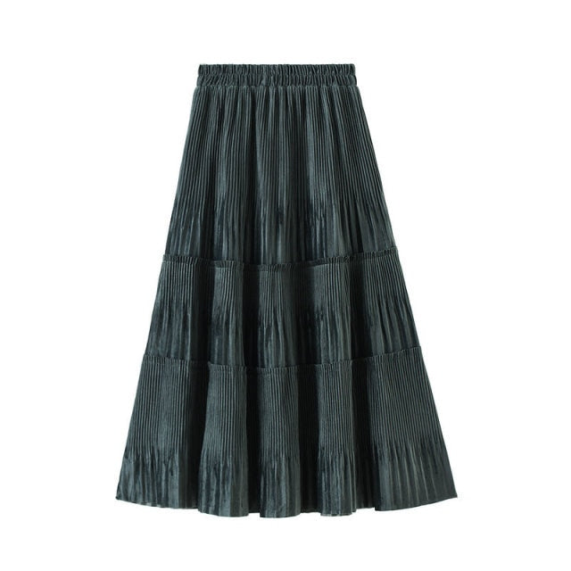 Dámská vintage dlouhá sukně