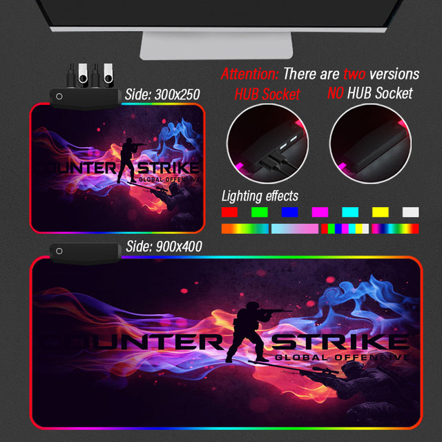 Led podložka pod myš Counter Strike