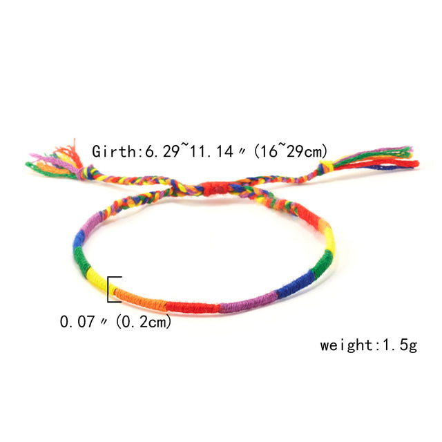 Minimalistické LGBT+ náramky