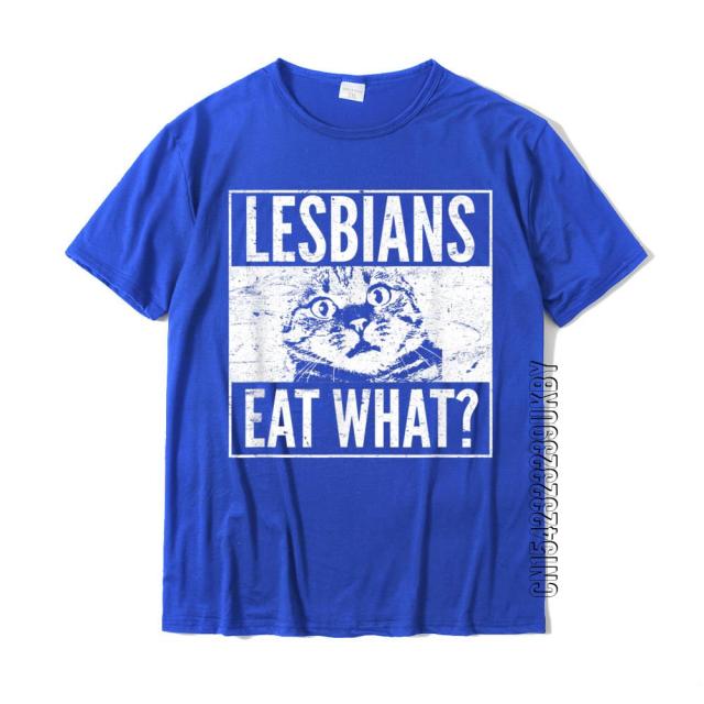 Dámské triko s nápisem Lesbians Eat What