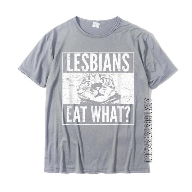 Dámské triko s nápisem Lesbians Eat What