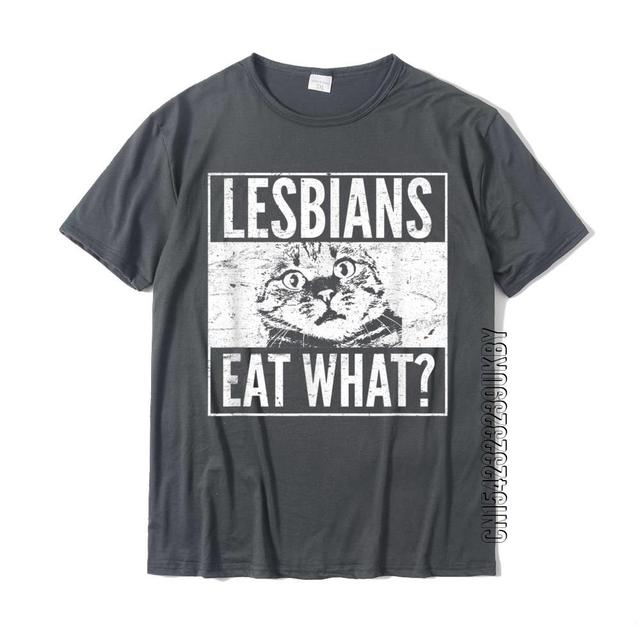 Dámské triko s nápisem Lesbians Eat What